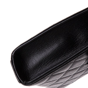 CC Box Flap Phone Holder Crossbody Bag Quilted Caviar