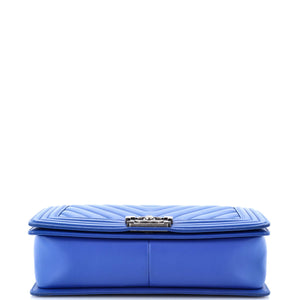 Boy Flap Bag Chevron Calfskin New Medium
