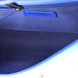 Boy Flap Bag Chevron Calfskin New Medium