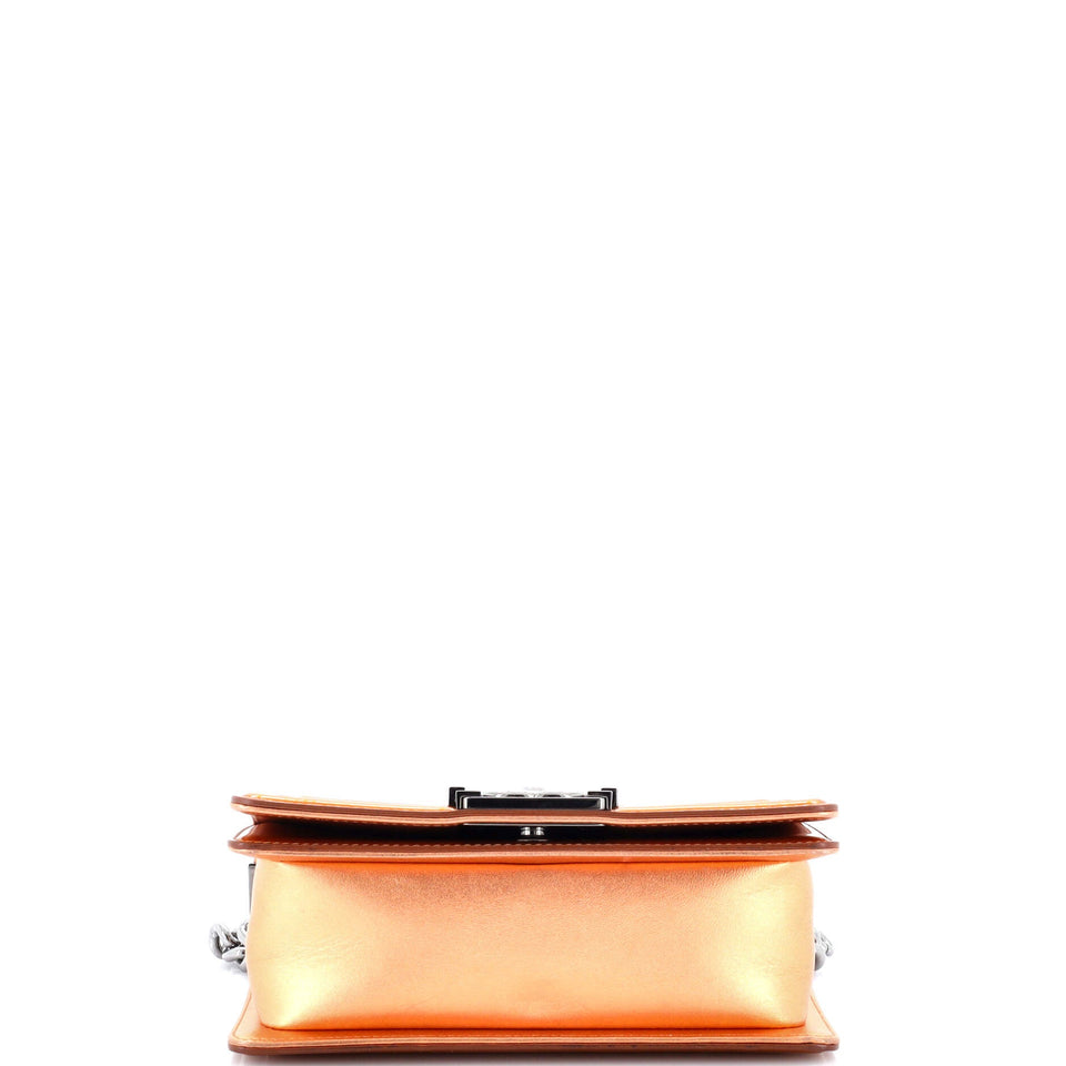 Boy Flap Bag Quilted Patent Small