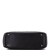 Grand Shopping Tote Quilted Caviar XL