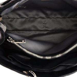 Grand Shopping Tote Quilted Caviar XL