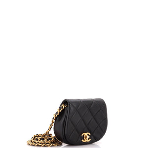 Coco Mail Clutch with Chain Quilted Calfskin Mini