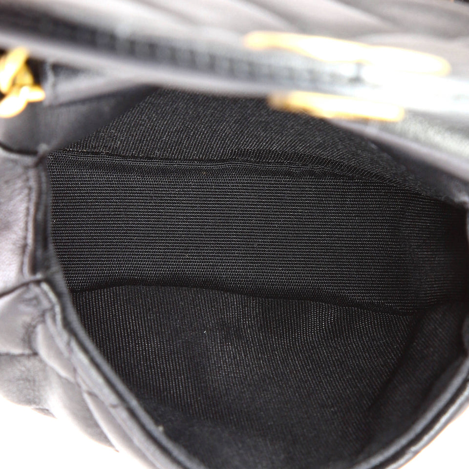 Coco Mail Clutch with Chain Quilted Calfskin Mini