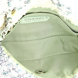 Classic Single Flap Bag Quilted Tweed and Ribbon Mini