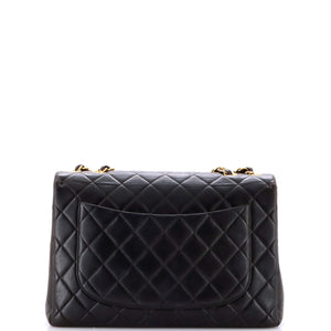 Vintage Classic Single Flap Bag Quilted Lambskin Jumbo