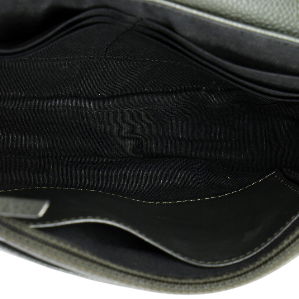 Half Moon Wallet on Chain Caviar