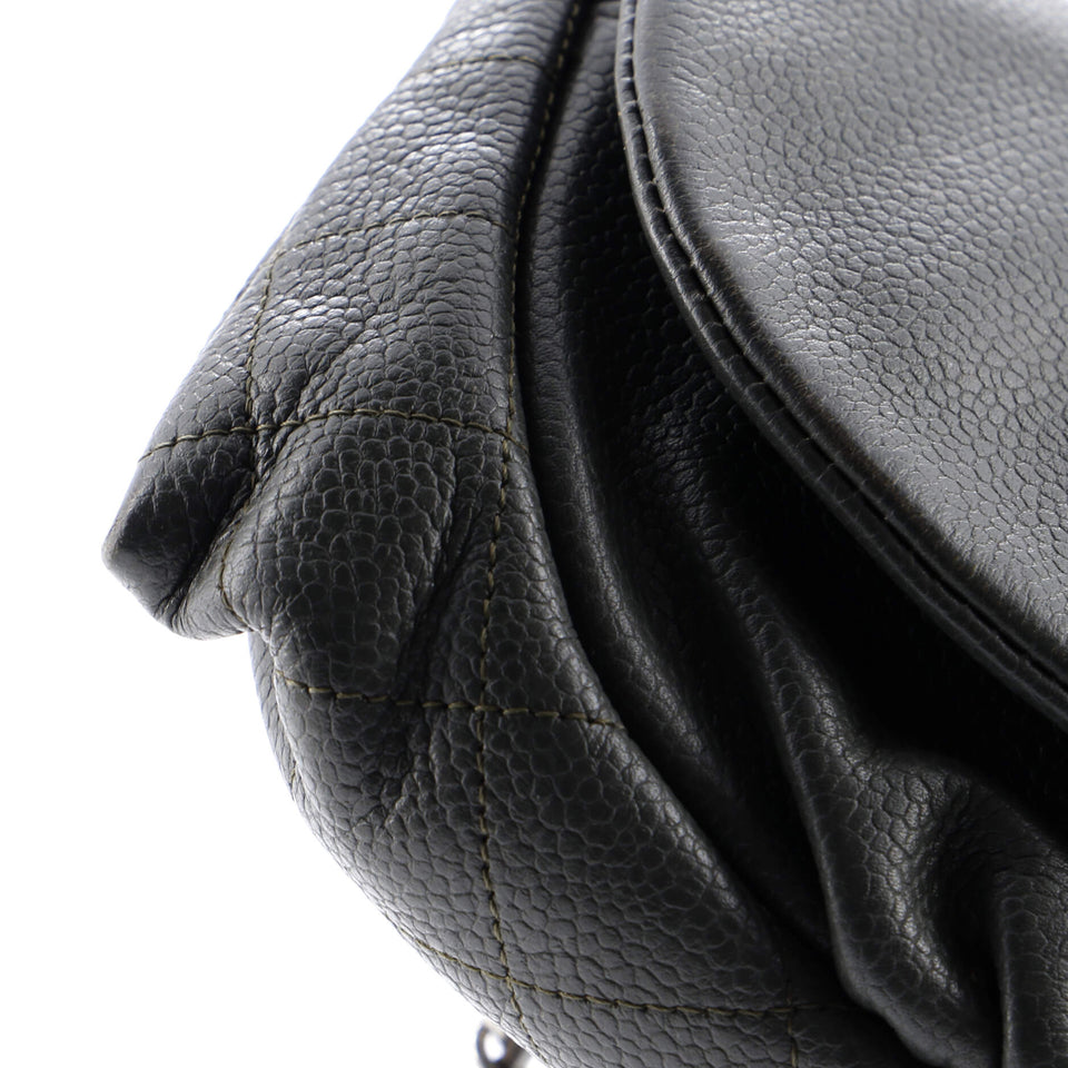 Half Moon Wallet on Chain Caviar