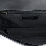 Boy Flap Bag Quilted Patent New Medium