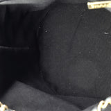 Double Pocket Flap Bucket Backpack Quilted Caviar