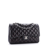 Classic Double Flap Bag Quilted Lambskin Jumbo