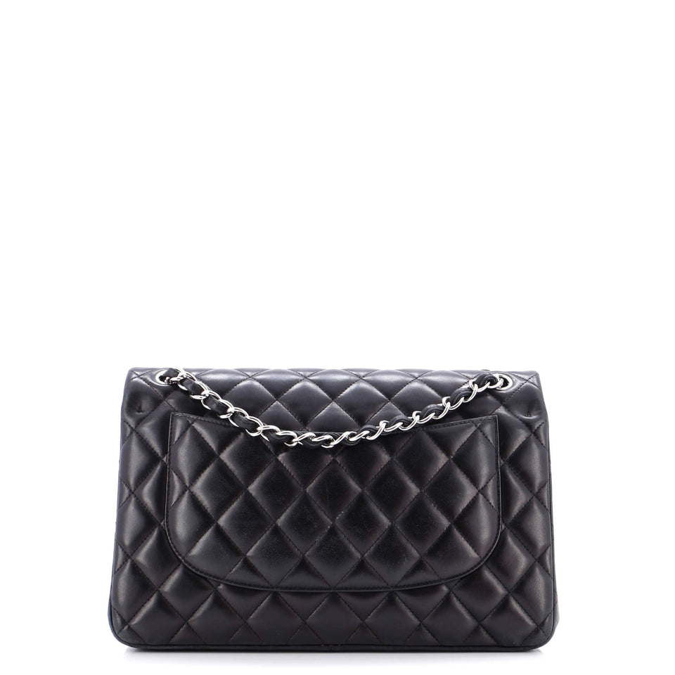 Classic Double Flap Bag Quilted Lambskin Jumbo
