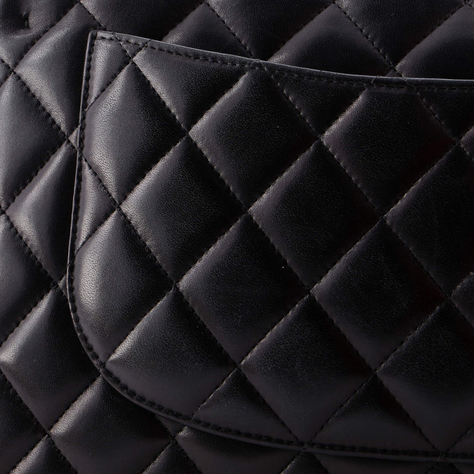 Classic Double Flap Bag Quilted Lambskin Jumbo