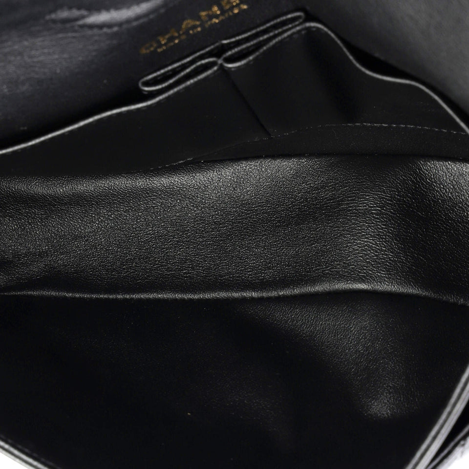 Classic Double Flap Bag Chevron Calfskin Medium