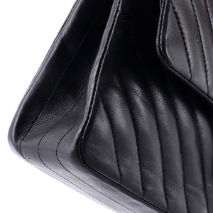 Classic Double Flap Bag Chevron Calfskin Medium