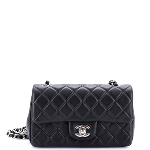 Classic Single Flap Bag Quilted Lambskin Mini