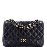 Classic Double Flap Bag Quilted Lambskin Jumbo