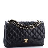 Classic Double Flap Bag Quilted Lambskin Jumbo