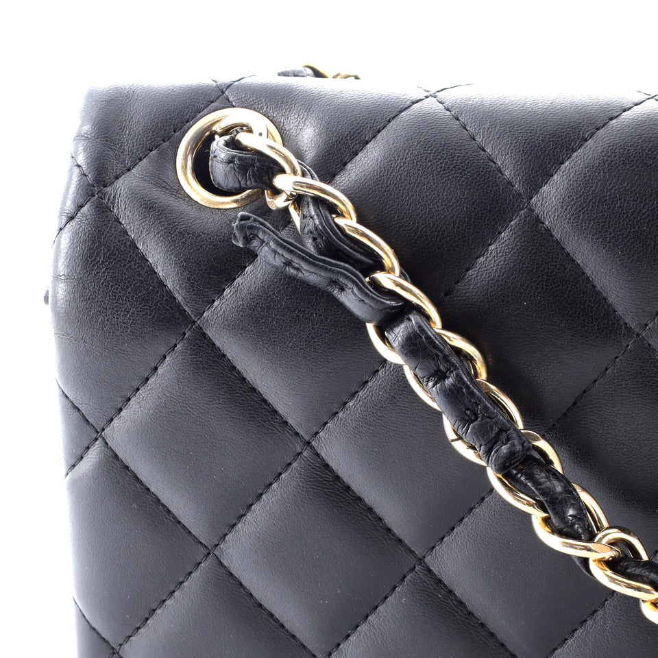 Classic Double Flap Bag Quilted Lambskin Jumbo
