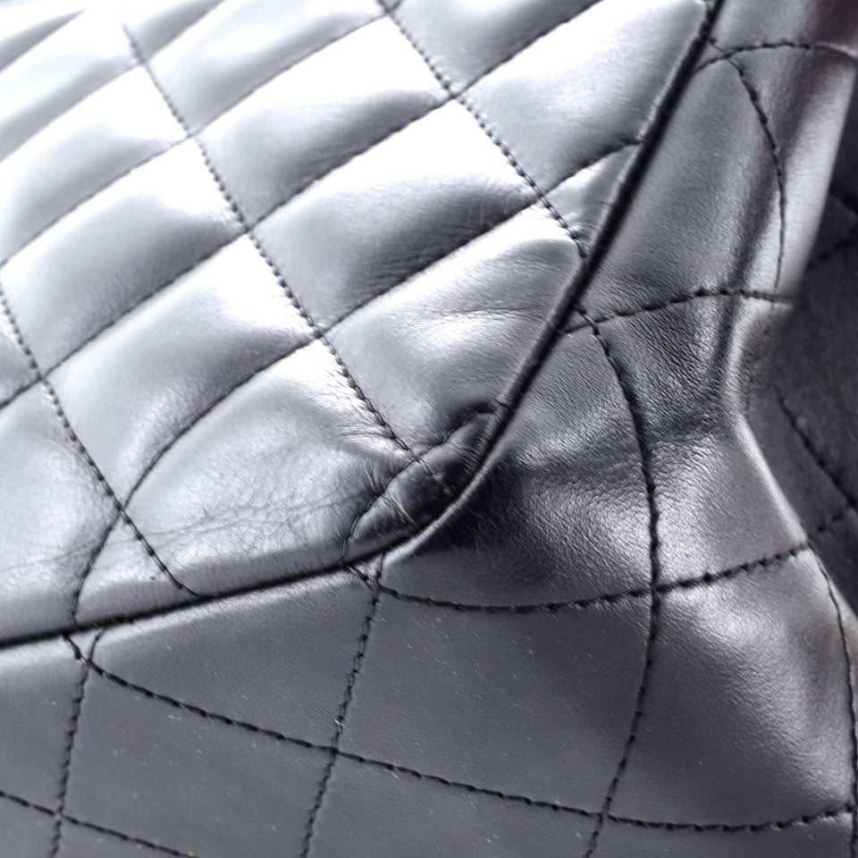 Classic Double Flap Bag Quilted Lambskin Jumbo