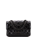 So Black Reissue 2.55 Flap Bag Quilted Patent Mini