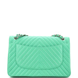 Classic Double Flap Bag Chevron Caviar Jumbo