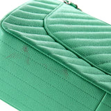 Classic Double Flap Bag Chevron Caviar Jumbo