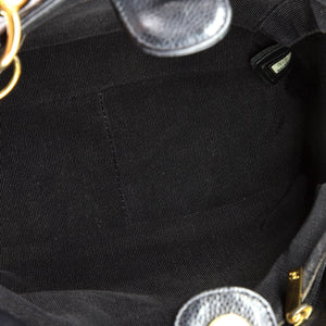 Petite Shopping Tote Quilted Caviar