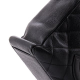 Petite Shopping Tote Quilted Caviar