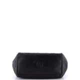 Vintage Chain Tote Quilted Caviar
