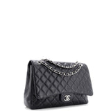 Vintage Classic Single Flap Bag Quilted Caviar Maxi