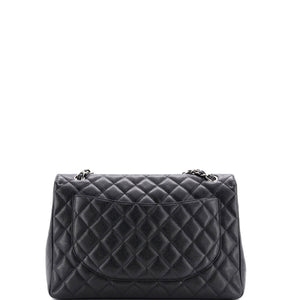 Vintage Classic Single Flap Bag Quilted Caviar Maxi