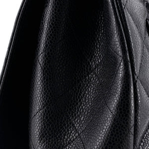 Vintage Classic Single Flap Bag Quilted Caviar Maxi