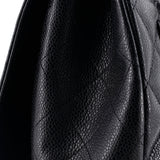 Vintage Classic Single Flap Bag Quilted Caviar Maxi