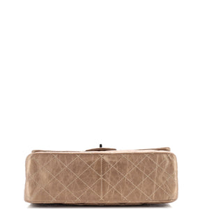 Reissue 2.55 Flap Bag Quilted Metallic Aged Calfskin 226