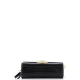 Medal Envelope Flap Bag Chevron Calfskin Small