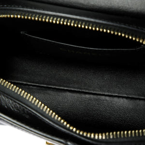 Medal Envelope Flap Bag Chevron Calfskin Small