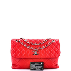 In The Business Flap Bag Quilted Calfskin Maxi
