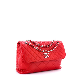 In The Business Flap Bag Quilted Calfskin Maxi