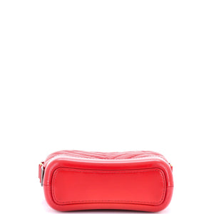Gabrielle Hobo Chevron Aged Calfskin Small