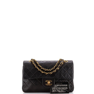 Vintage Classic Double Flap Bag Quilted Lambskin Small