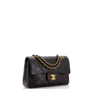 Vintage Classic Double Flap Bag Quilted Lambskin Small