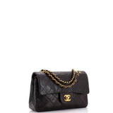 Vintage Classic Double Flap Bag Quilted Lambskin Small