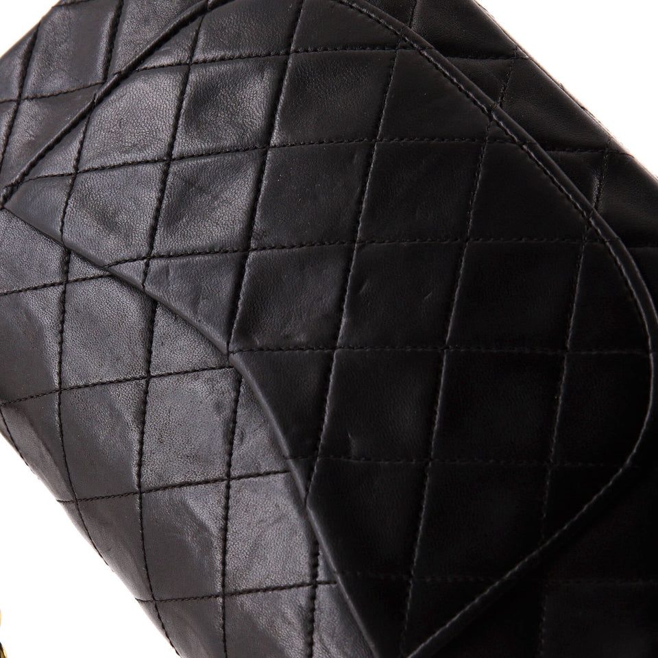 Vintage Classic Double Flap Bag Quilted Lambskin Small