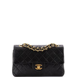 Vintage Classic Double Flap Bag Quilted Lambskin Small