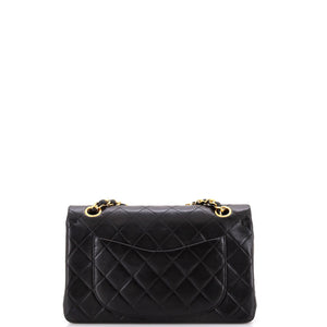 Vintage Classic Double Flap Bag Quilted Lambskin Small