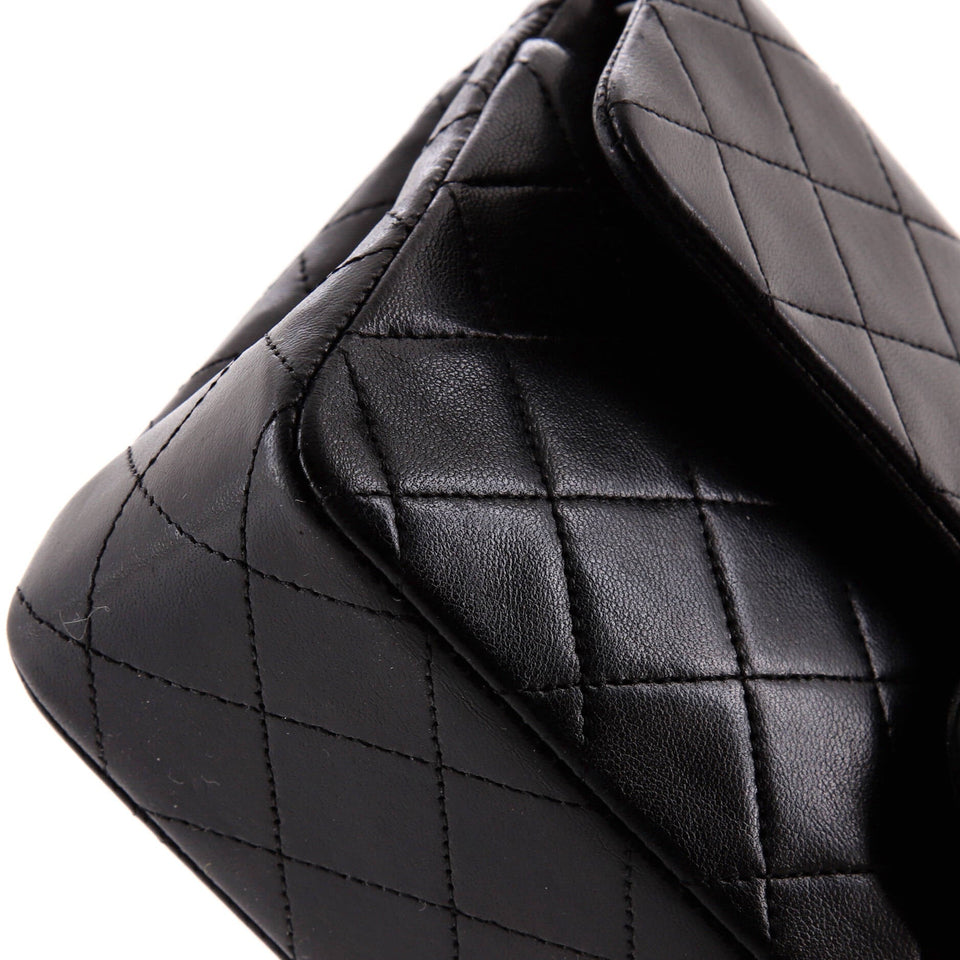 Vintage Classic Double Flap Bag Quilted Lambskin Small