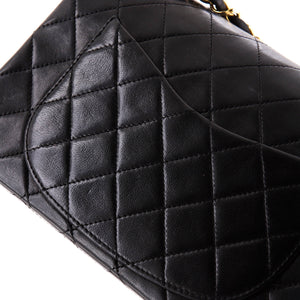 Vintage Classic Double Flap Bag Quilted Lambskin Small