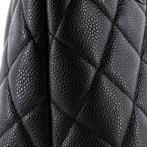 Medallion Tote Quilted Caviar