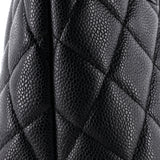 Medallion Tote Quilted Caviar